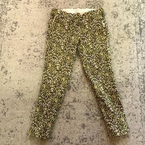 J. crew leopard print capris